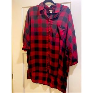 Buffalo Plaid Sheer Flannel